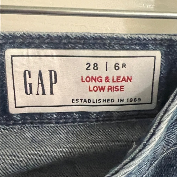 GAP Women's Wide Leg Jeans in Dark Blue - Picture 2 of 2